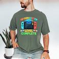 Kindergarten Level Complete Graduation Class 2025 Gamer Boys Men's Comfort Colors T-Shirt Moss