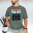 Lab Jowls Tee Labrador Retriever Mom Top Dad Men's Comfort Colors T-Shirt Moss