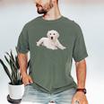 Labrador Retriever Shirt Yellow Love Lab Mom Dog Dad Men's Comfort Colors T-Shirt Moss