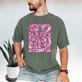 Last Day Of School Teacher Students School Graduation Groovy Men's Comfort Colors T-Shirt Moss