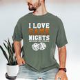 I Love Game Nights Host And Maybe 3 People Introvert Men's Comfort Colors T-Shirt Moss I Love Game Nights Host And Maybe 3 People Introvert Men's Comfort Colors T-Shirt Moss
