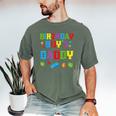 Master Builder Birthday Boy's Daddy Building Bricks Blocks Men's Comfort Colors T-Shirt Moss Master Builder Birthday Boy's Daddy Building Bricks Blocks Men's Comfort Colors T-Shirt Moss