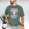 Masters Degree Graduation Art For Women Girls Masters Degree Men's Comfort Colors T-Shirt Moss