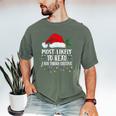 Matching Christmas PJS Most Likely To Read A Book Men's Comfort Colors T-Shirt Moss Matching Christmas PJS Most Likely To Read A Book Men's Comfort Colors T-Shirt Moss