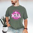 MBA Graduation Masters Business Administration T-Shirt Men's Comfort Colors T-Shirt Moss