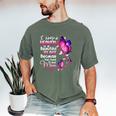 In Memory Of Mom I Know Heaven Beautiful Place Wings Angel Men's Comfort Colors T-Shirt Moss