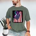 In Memory Of My Uncle Suicide Awareness American Flag Women Kids Men Men's Comfort Colors T-Shirt Moss
