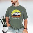 Mini Van Life Soccer Mom Dad Parent For Parents Men's Comfort Colors T-Shirt Moss