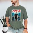 MonsterMuttz Great Dane Jowls Paws Top Drooling Dog Mom Dog Dad Men's Comfort Colors T-Shirt Moss