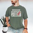 MUSICIAN Student Shirt Graduation MUSICIAN Stud Men's Comfort Colors T-Shirt Moss