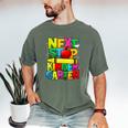 Next Stop Kindergarten Preschool Graduation 2023 Boys Girls Men's Comfort Colors T-Shirt Moss