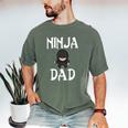 Ninja Dad Tshirt Ninja Shirt Ninja Tshirts Father Men's Comfort Colors T-Shirt Moss