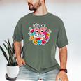 Nostalgia Love Tees -Adults Small Casual Festive Classic Fit T-Shirt Round Neck Straight Fit Collarless Short Sleeve Solid Lightweight Men's Comfort Colors T-Shirt Moss