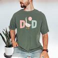 One Silly Goose Dad 1st First Birthday Family Matching Party Men's Comfort Colors T-Shirt Moss
