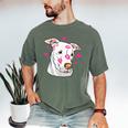 Pitbull Love Pitbull Moms Dads Men's Comfort Colors T-Shirt Moss Pitbull Love Pitbull Moms Dads Men's Comfort Colors T-Shirt Moss