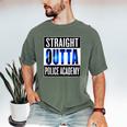 Police Academy Shirt Police Officer Graduation Men's Comfort Colors T-Shirt Moss