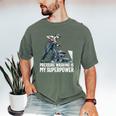 Power Washing Pressure Washing For Washer Dad Men Grandpa Men's Comfort Colors T-Shirt Moss