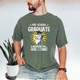 Pre K Graduation Shirts Shark Grad Toddler Men's Comfort Colors T-Shirt Moss