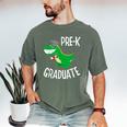 Preschool Graduation Preschooler Dinosaur Pre-K Dino Kids Men's Comfort Colors T-Shirt Moss