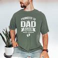 Promoted To Dad Again Est 2026 Pregnancy Announcement Men's Comfort Colors T-Shirt Moss