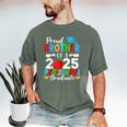 Proud Brother Of a 2025 Preschool Graduate Graduation Men's Comfort Colors T-Shirt Moss