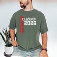 Proud Dad Of A 2026 Graduate Grad Senior Father Graduation Men's Comfort Colors T-Shirt Moss