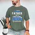 Proud Father Of 2023 College Graduate Family 23 Graduation Men's Comfort Colors T-Shirt Moss