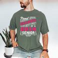 Proud Grandma Of a 2018 Senior Tshirt Graduation Men's Comfort Colors T-Shirt Moss