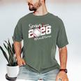 Proud Mama Of A 2026 Senior Baseball Graduation Mom Men's Comfort Colors T-Shirt Moss