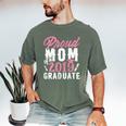 Proud Mom Of The Graduate Senior Class 2019 Graduation Party Men's Comfort Colors T-Shirt Moss