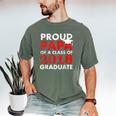 Proud Papa Of A Class Of 2018 Graduate Shirt Graduation Men's Comfort Colors T-Shirt Moss