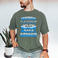 Proud Parent Of a 2018 Senior Graduation Men's Comfort Colors T-Shirt Moss