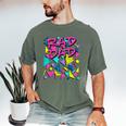 Rad Dad 80s Throwback Men's Comfort Colors T-Shirt Moss
