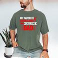 Red Cheer Dad Family Father Cheerleader Squad Men's Comfort Colors T-Shirt Moss Red Cheer Dad Family Father Cheerleader Squad Men's Comfort Colors T-Shirt Moss