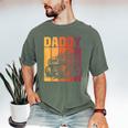 Retro Monster Truck Daddy Matching Family Birthday Party Men's Comfort Colors T-Shirt Moss