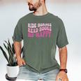Ride Horses Read Books Be Happy Groovy Book Horse Premium Men's Comfort Colors T-Shirt Moss Ride Horses Read Books Be Happy Groovy Book Horse Premium Men's Comfort Colors T-Shirt Moss