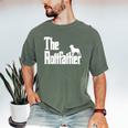 The RottFather Rottweiler Dad Shirt Men Men's Comfort Colors T-Shirt Moss