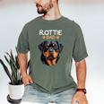 Rottie Dad Rottweiler Dog Men's Comfort Colors T-Shirt Moss