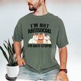 Sarcasm Cat Sarcastic Introvert Antisocial Cat Lover Men's Comfort Colors T-Shirt Moss Sarcasm Cat Sarcastic Introvert Antisocial Cat Lover Men's Comfort Colors T-Shirt Moss