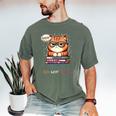 Sarcastic Loner Introvert Not a Friendly Do Not Touchs Men's Comfort Colors T-Shirt Moss