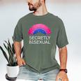 Secretly Bisexual Bi Introvert Bi Pride Antisocial LGBTQ Men's Comfort Colors T-Shirt Moss Secretly Bisexual Bi Introvert Bi Pride Antisocial LGBTQ Men's Comfort Colors T-Shirt Moss