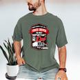 Semi Truck Driver For Truckers And Dads Small Men's Comfort Colors T-Shirt Moss