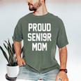 SEN19R Mom Shirt Senior Grad 2019 Graduation Party T-Shirt Men's Comfort Colors T-Shirt Moss