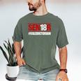 Senior 2018 Valedictorian School Colors Graduation Men's Comfort Colors T-Shirt Moss