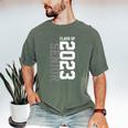 Senior 2023 Senior 23 Senior Class Of 2023 Graduation Done Men's Comfort Colors T-Shirt Moss