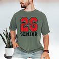 Senior 2026 Class Of 2026 School Graduation 2026 Merch Men's Comfort Colors T-Shirt Moss
