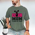 Senior Cheerleader Mom Cheer Class Of 2025 Graduation Women Men's Comfort Colors T-Shirt Moss