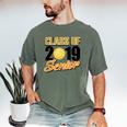 Senior Class Of 2019 Tshirt Graduation School Volleyball Men's Comfort Colors T-Shirt Moss