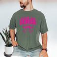 Senior Class Of 2026 Coquette Pink Bow Graduation 2026 Men's Comfort Colors T-Shirt Moss