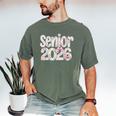 Senior Class Of 2026 Graduation 2026 Coquette Pink Bow Cute Men's Comfort Colors T-Shirt Moss